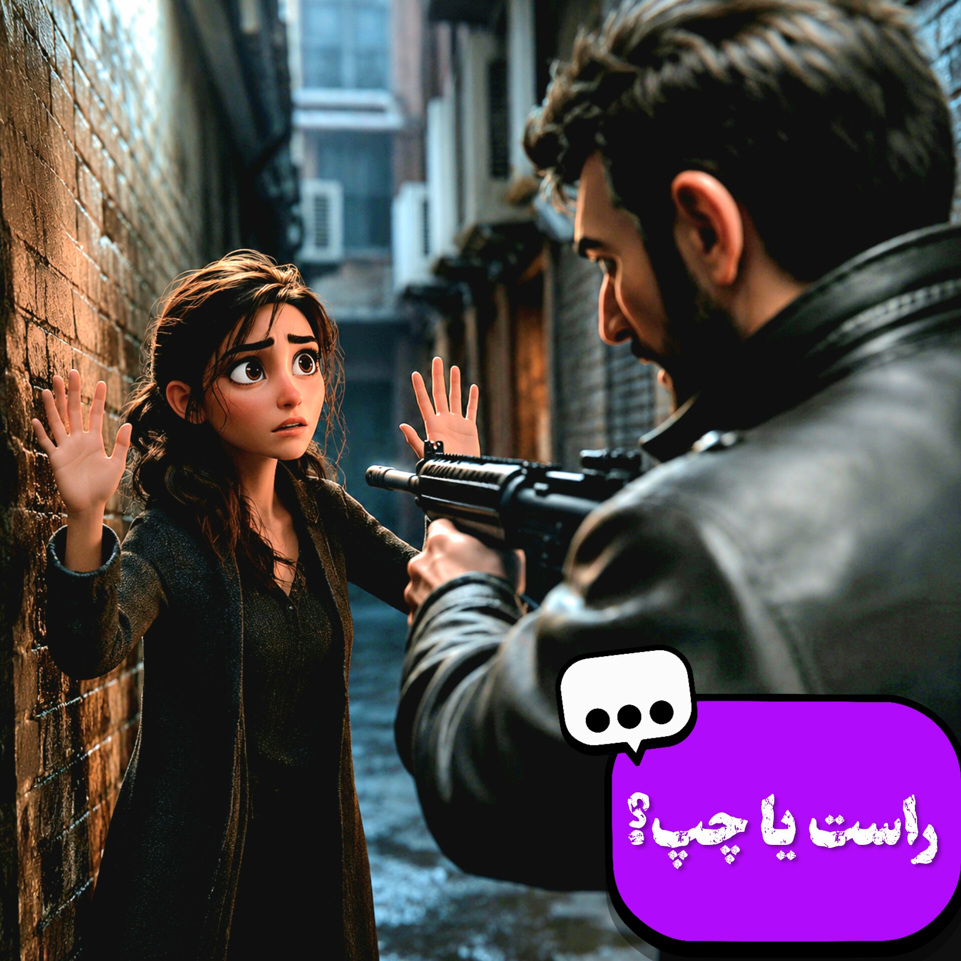 داستانک شماره‌ی ۴۴ | راست یا چپ؟