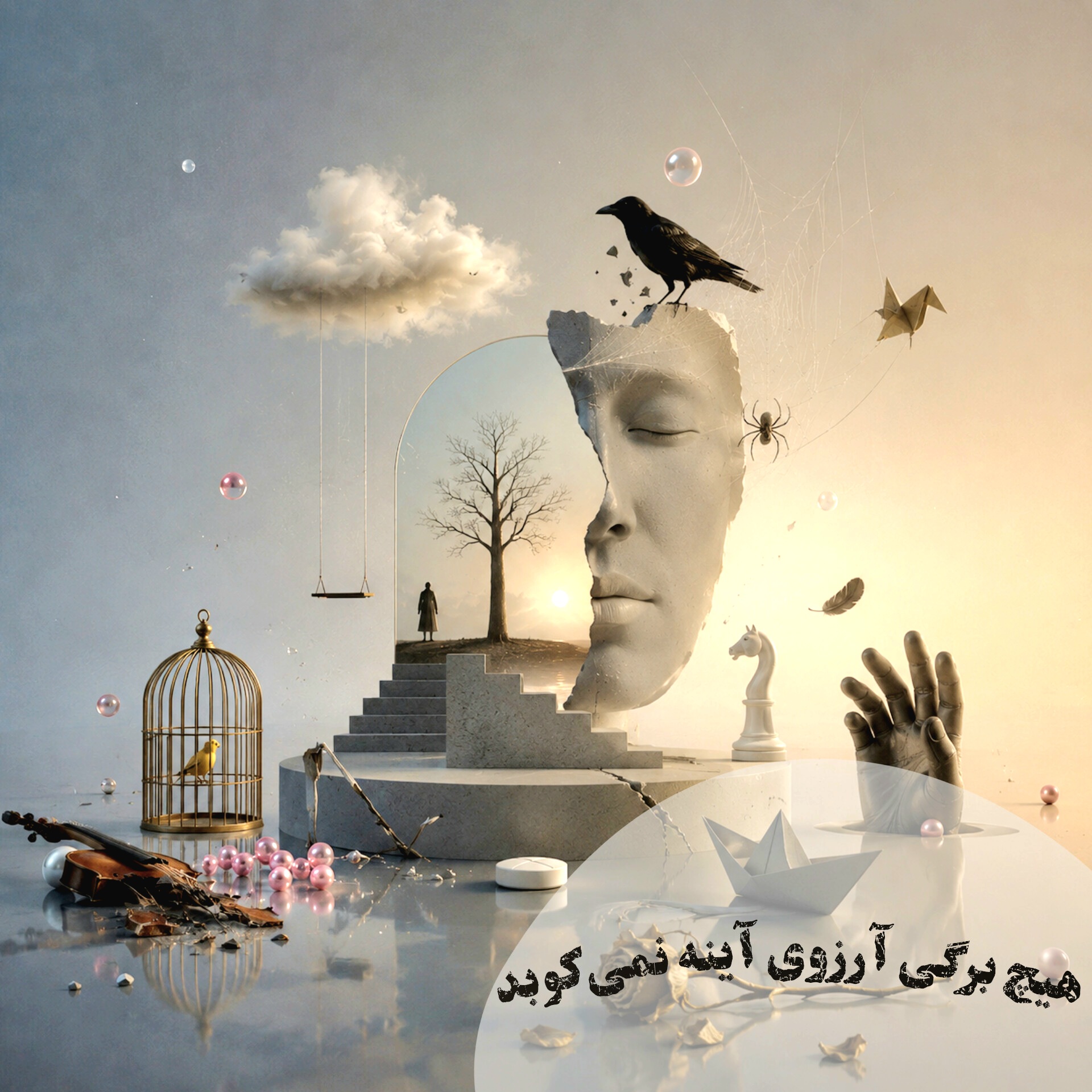 هیچ برگی آرزوی آینه نمی‌کوبد | هذیان‌نویسی