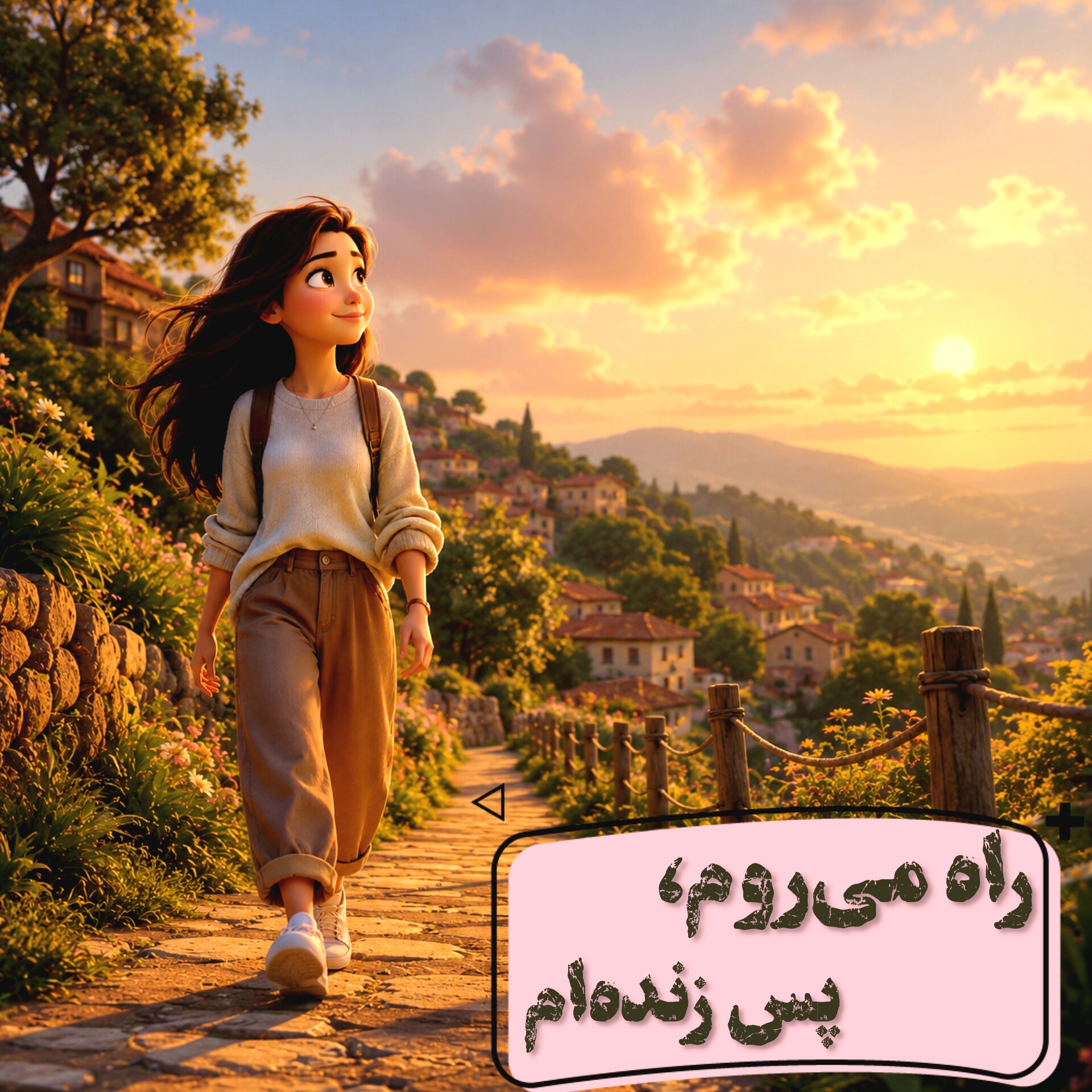 راه می‌روم، پس زنده‌ام